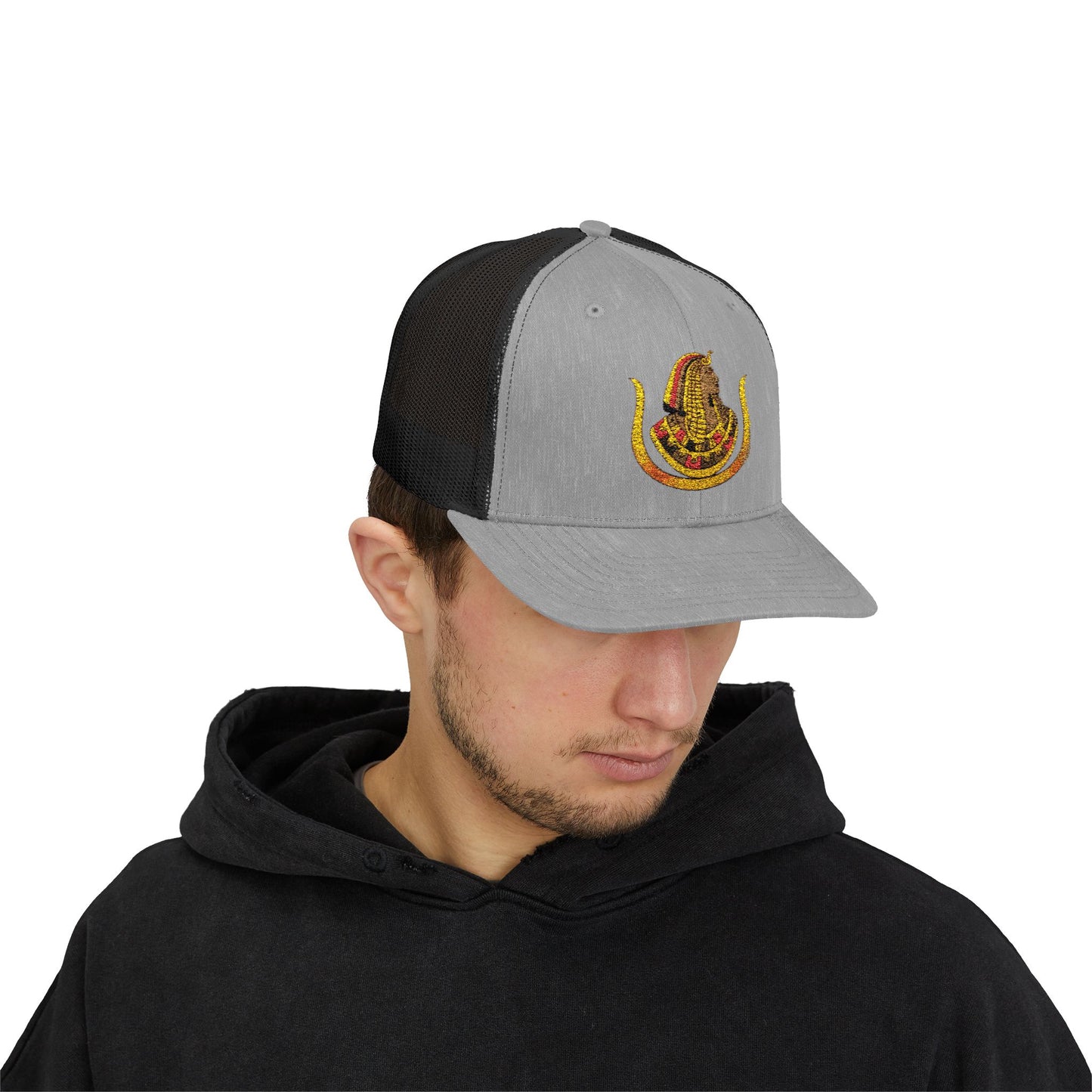 Egyptian Pharaoh Snapback Trucker Cap - Unique Stylish Hat for Festivals & Everyday Wear