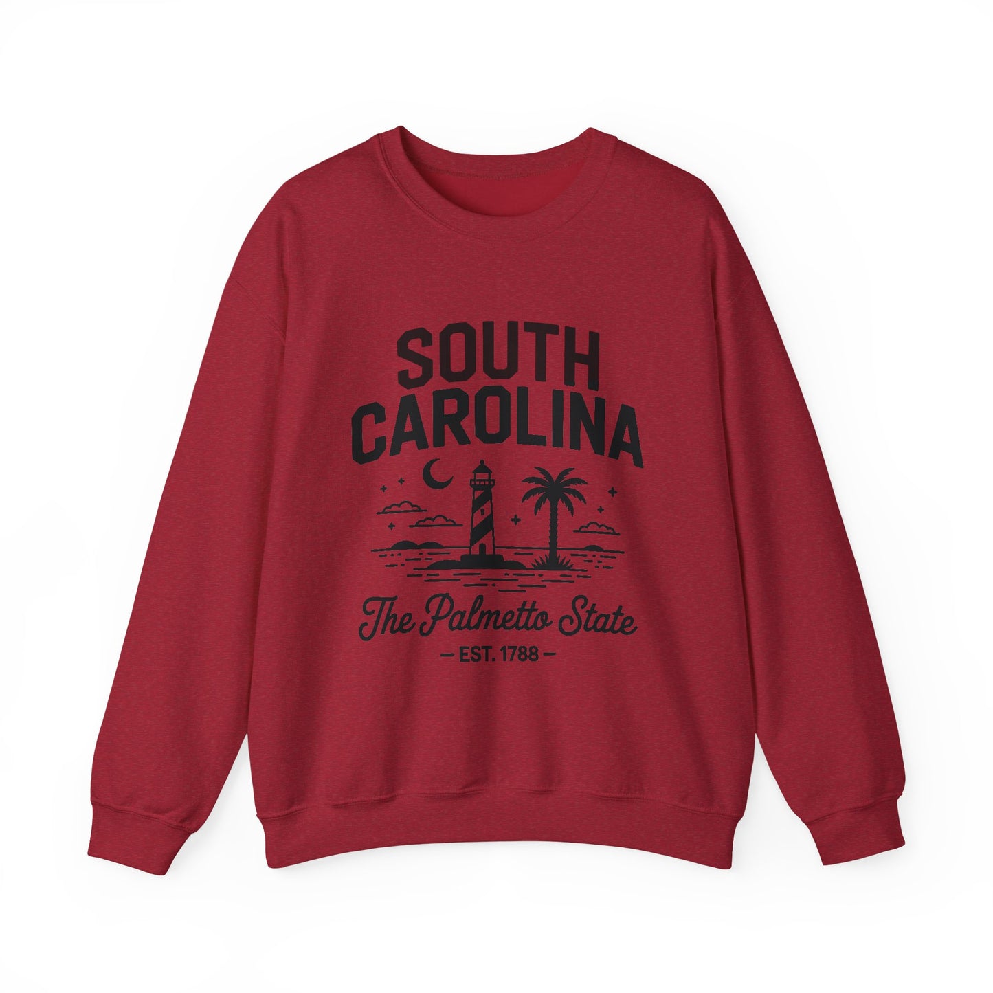 Cozy South Carolina Crewneck Sweatshirt | Unisex, Heavy Blend, Perfect for Spring & Fall, Casual Comfort, Travel, Beach Vibes