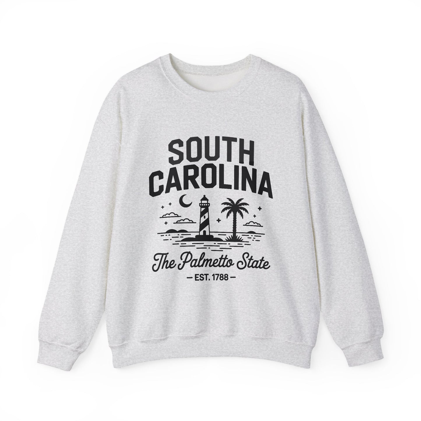 Cozy South Carolina Crewneck Sweatshirt | Unisex, Heavy Blend, Perfect for Spring & Fall, Casual Comfort, Travel, Beach Vibes