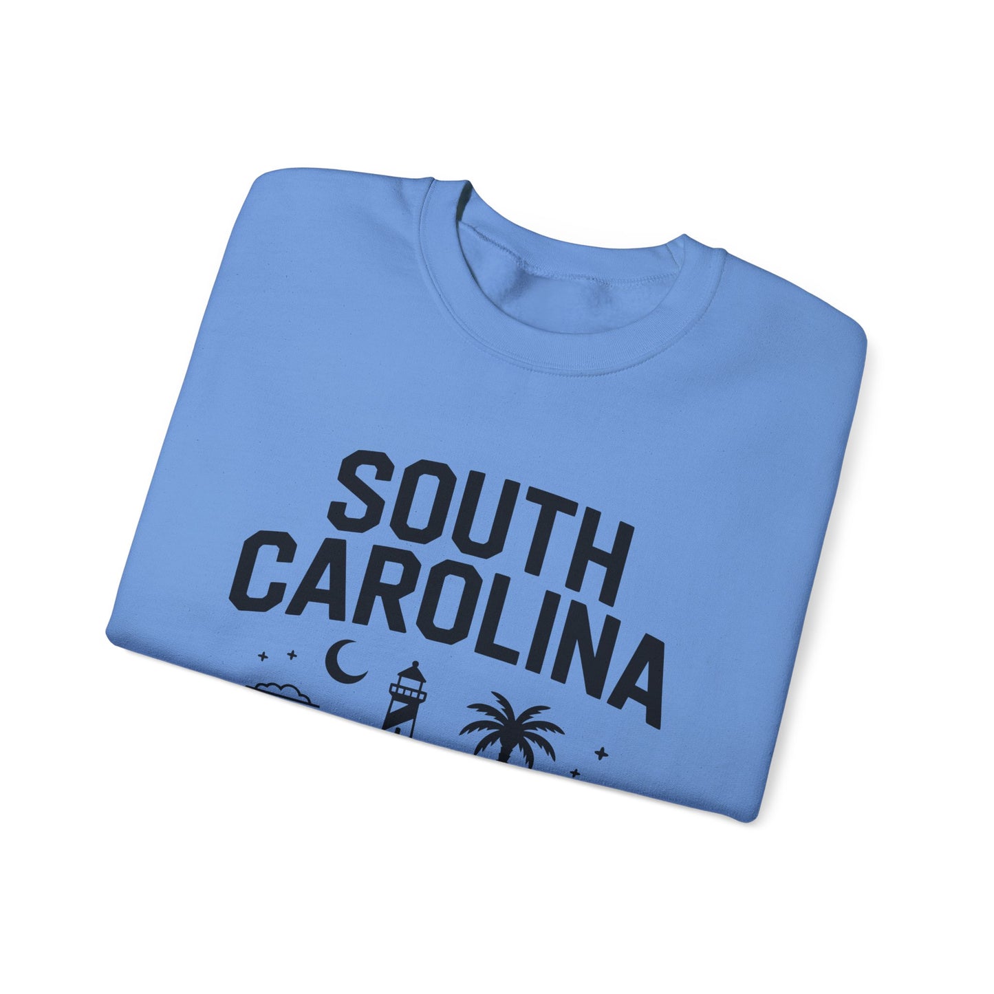 Cozy South Carolina Crewneck Sweatshirt | Unisex, Heavy Blend, Perfect for Spring & Fall, Casual Comfort, Travel, Beach Vibes