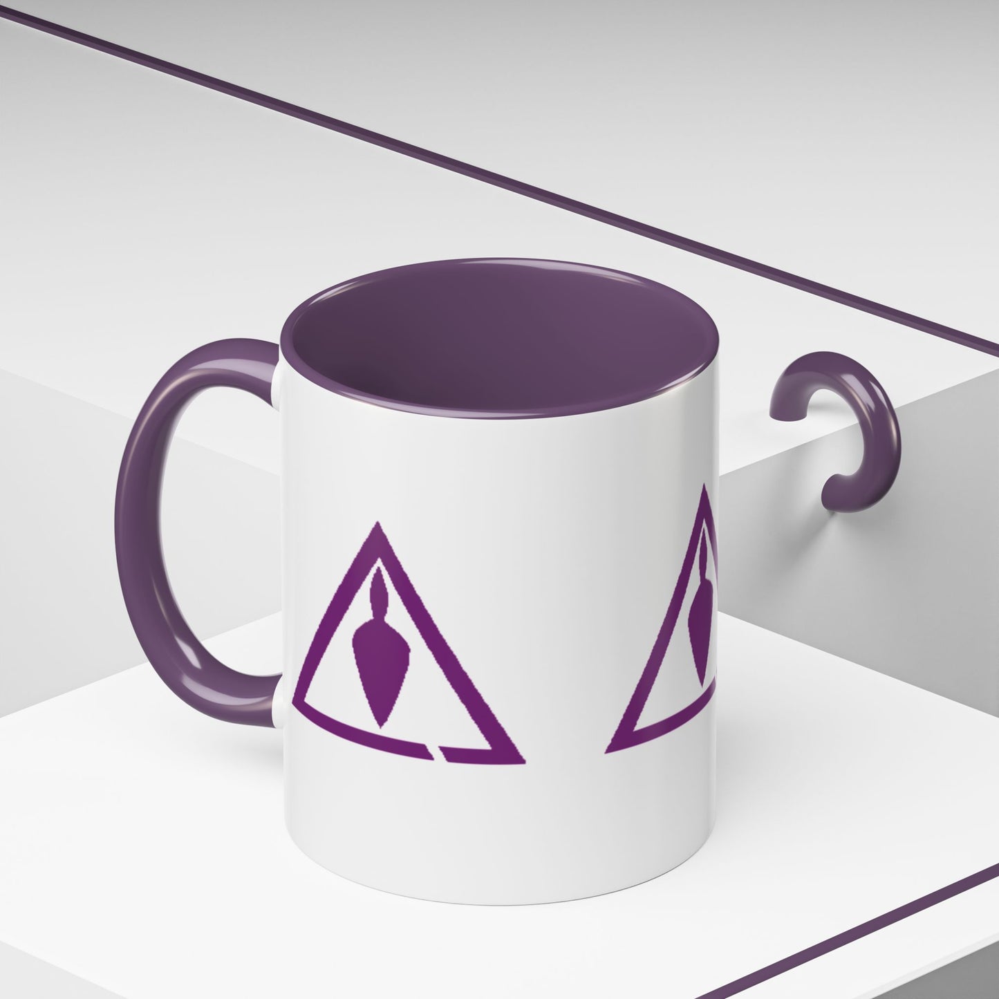 Artistic Accent Coffee Mug - Perfect for Artists, Studio Decor, Gift for Creatives, Coffee Lover's Mug, Artistic Homeware