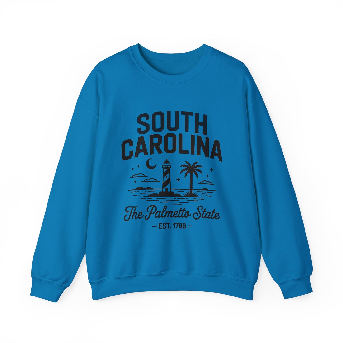 Cozy South Carolina Crewneck Sweatshirt | Unisex, Heavy Blend, Perfect for Spring & Fall, Casual Comfort, Travel, Beach Vibes