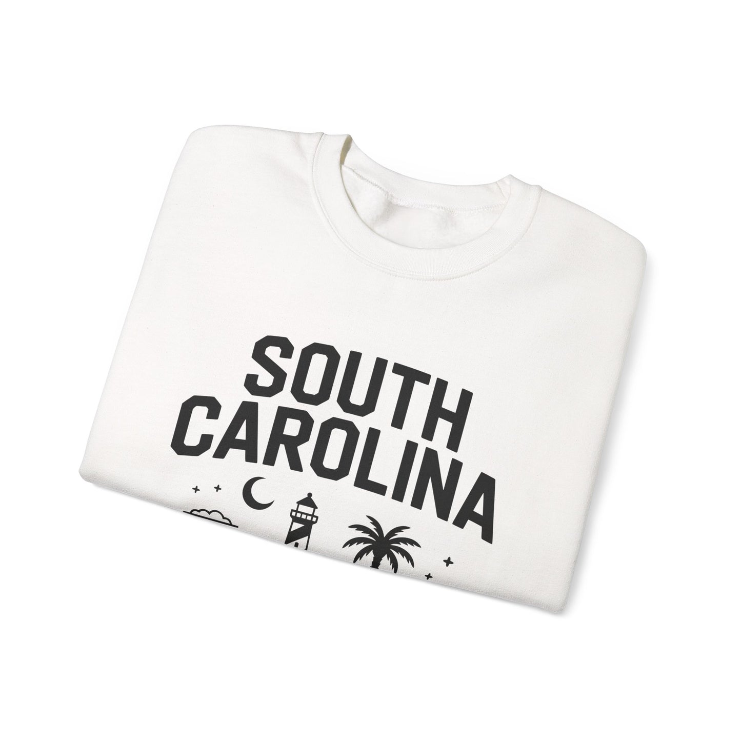 Cozy South Carolina Crewneck Sweatshirt | Unisex, Heavy Blend, Perfect for Spring & Fall, Casual Comfort, Travel, Beach Vibes