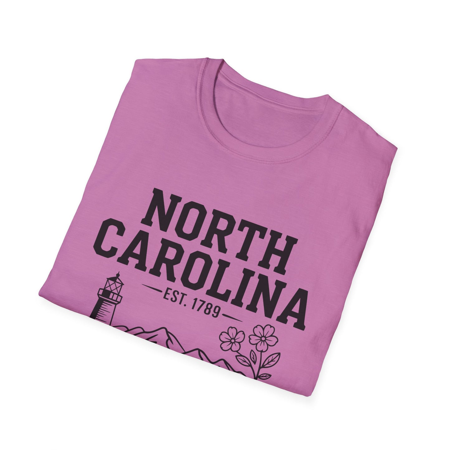 North Carolina State Pride Unisex T-Shirt, Great gift for locals, Souvenir Tee, Comfortable casual wear, Family reunion shirt, Travel [...]