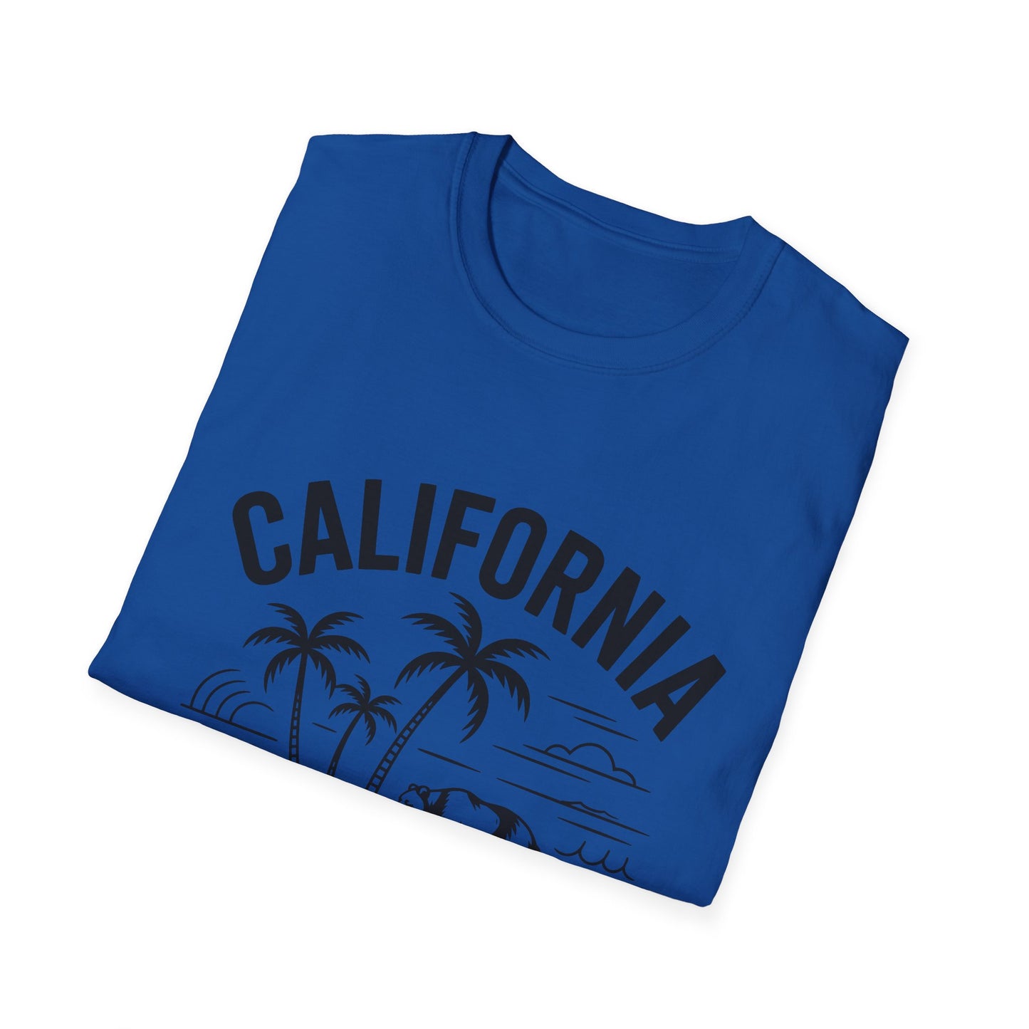 California Inspired Unisex T-Shirt, Softstyle Tee, Vintage California Tee, Travel Gift, Summer Fashion, Beachwear, Casual Wear