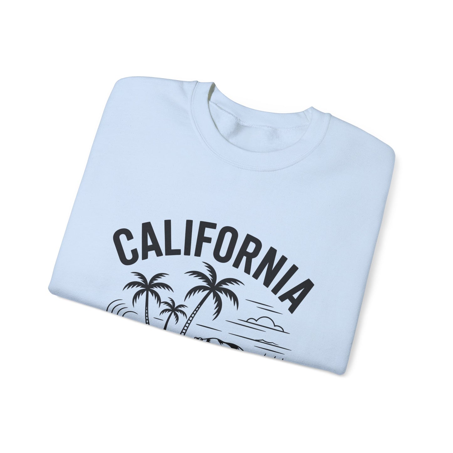 California Crewneck Sweatshirt, Cozy California Sweatshirt, Unisex Crewneck, Retro Gift, Casual Wear, Gift for Travel Lovers