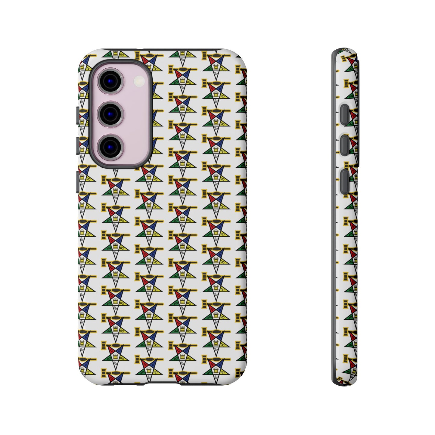 Tough Cases iPhone Case, Colorful Geometric Phone Cover, Unique Gift for Tech Lovers, Durable Phone Accessories, Trendy Phone Protector