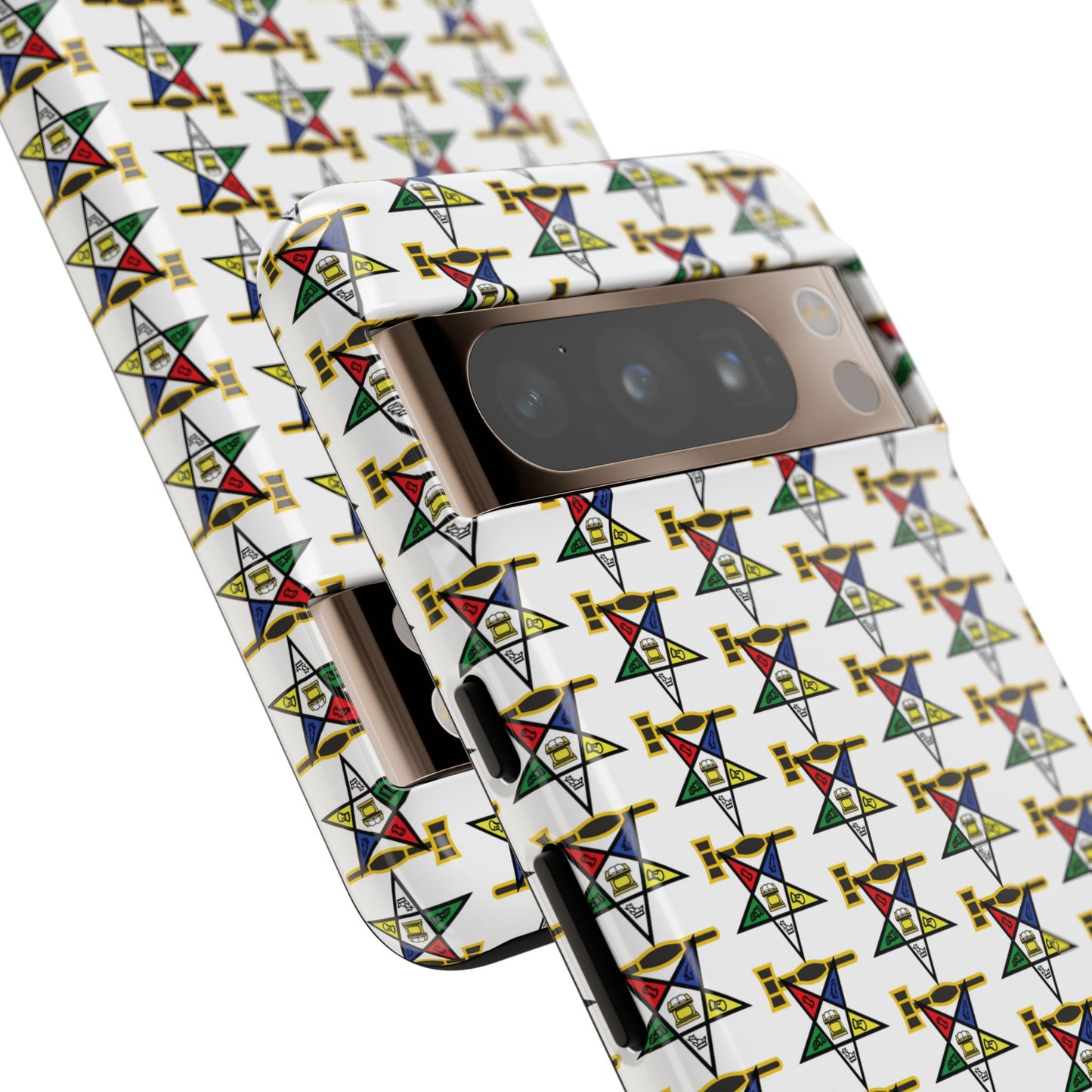 Tough Cases iPhone Case, Colorful Geometric Phone Cover, Unique Gift for Tech Lovers, Durable Phone Accessories, Trendy Phone Protector