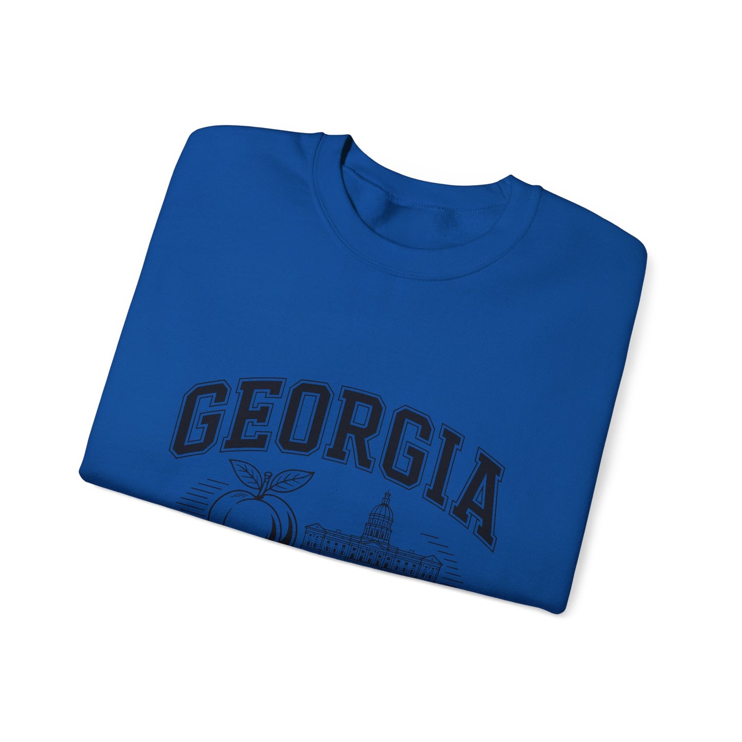 Georgia Peach State Crewneck Sweatshirt, Unisex Sweatshirt, Gift for Georgians, Travel Souvenir, Cozy Apparel, Casual Wear