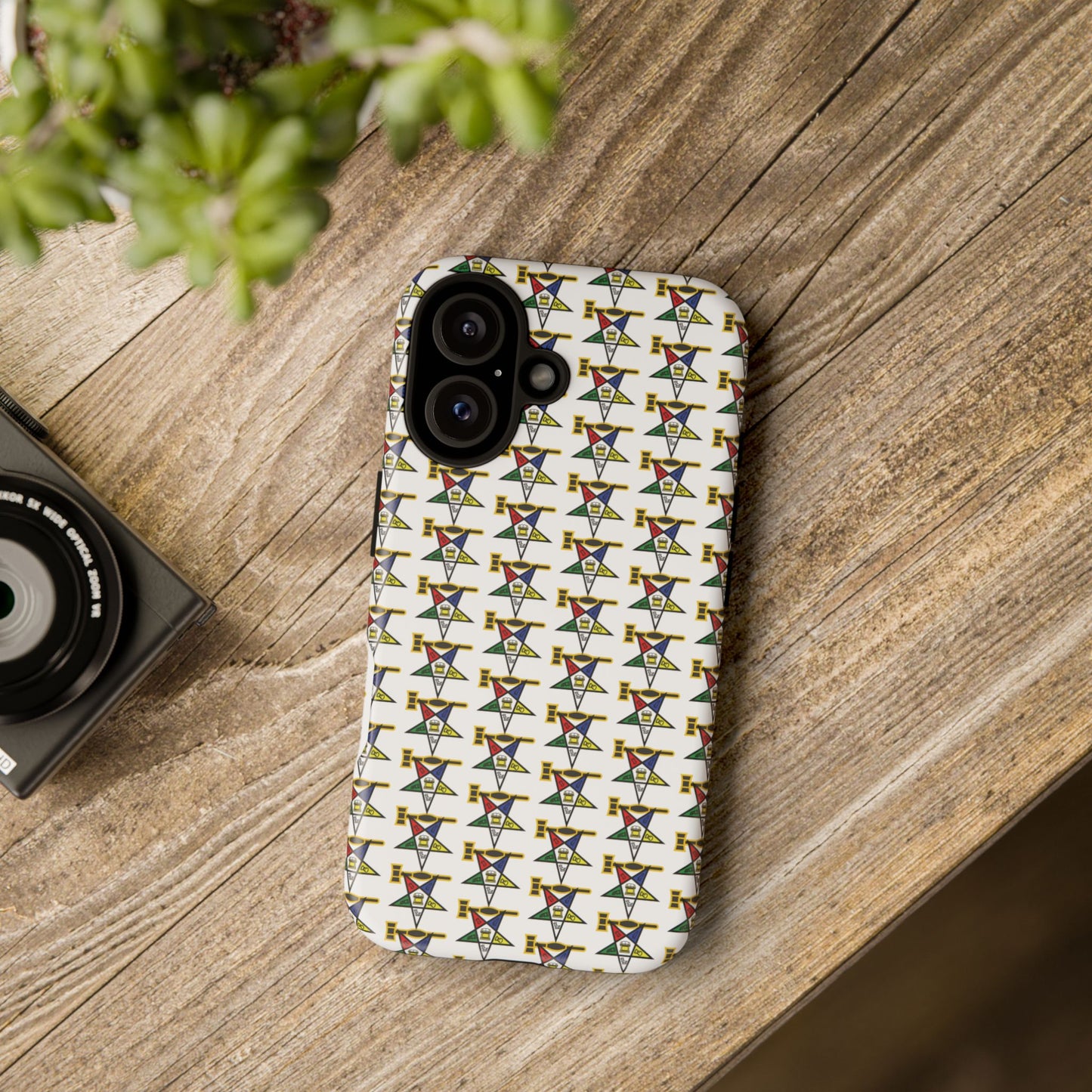 Tough Cases iPhone Case, Colorful Geometric Phone Cover, Unique Gift for Tech Lovers, Durable Phone Accessories, Trendy Phone Protector
