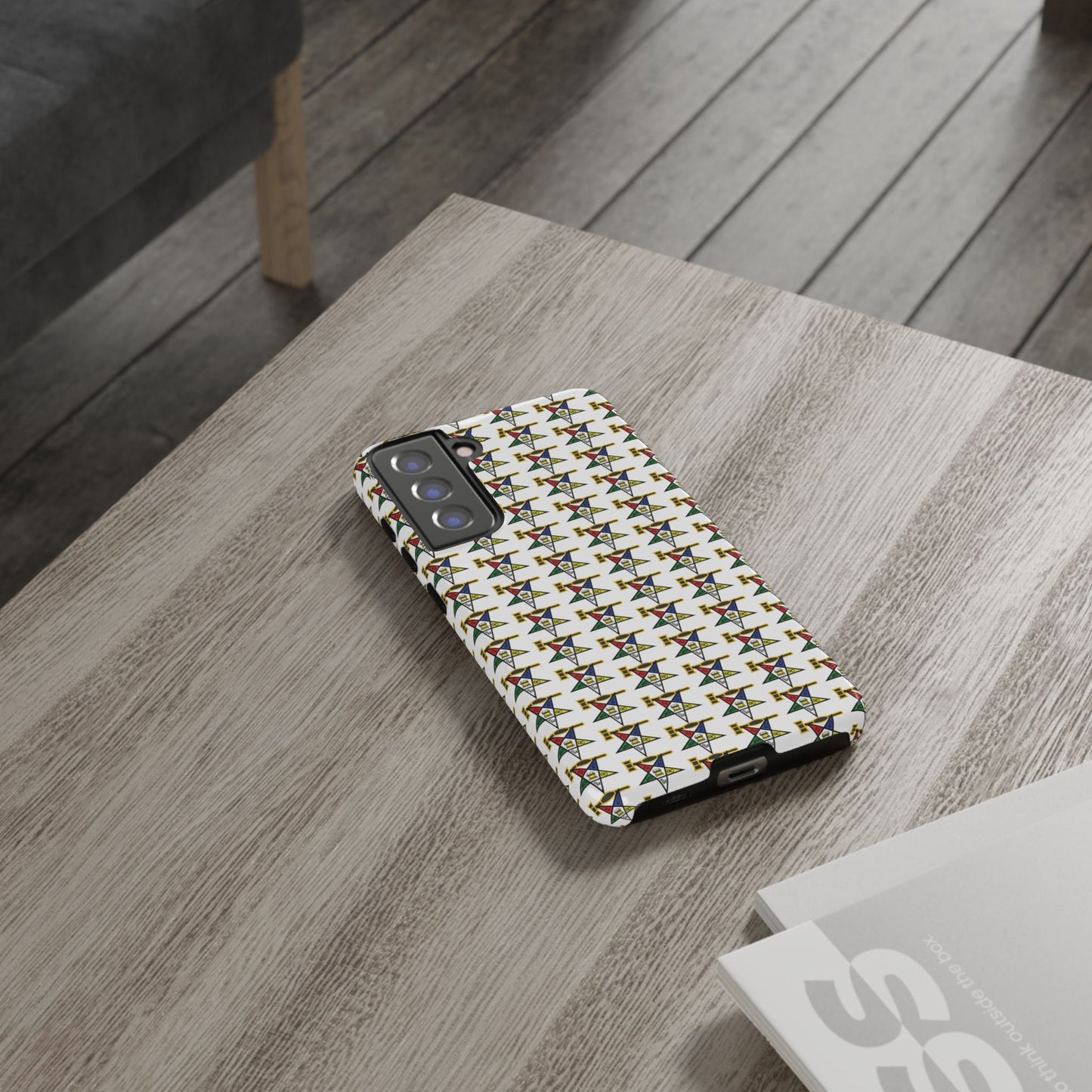 Tough Cases iPhone Case, Colorful Geometric Phone Cover, Unique Gift for Tech Lovers, Durable Phone Accessories, Trendy Phone Protector