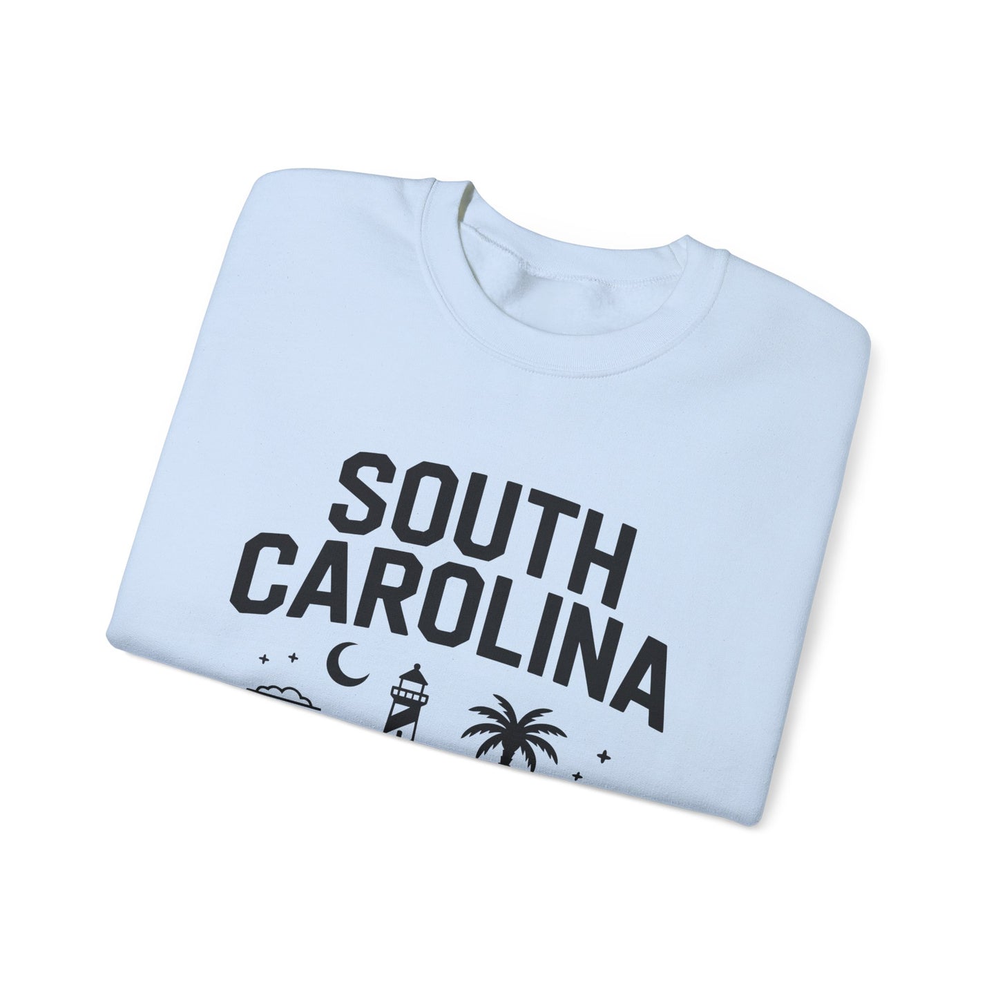Cozy South Carolina Crewneck Sweatshirt | Unisex, Heavy Blend, Perfect for Spring & Fall, Casual Comfort, Travel, Beach Vibes