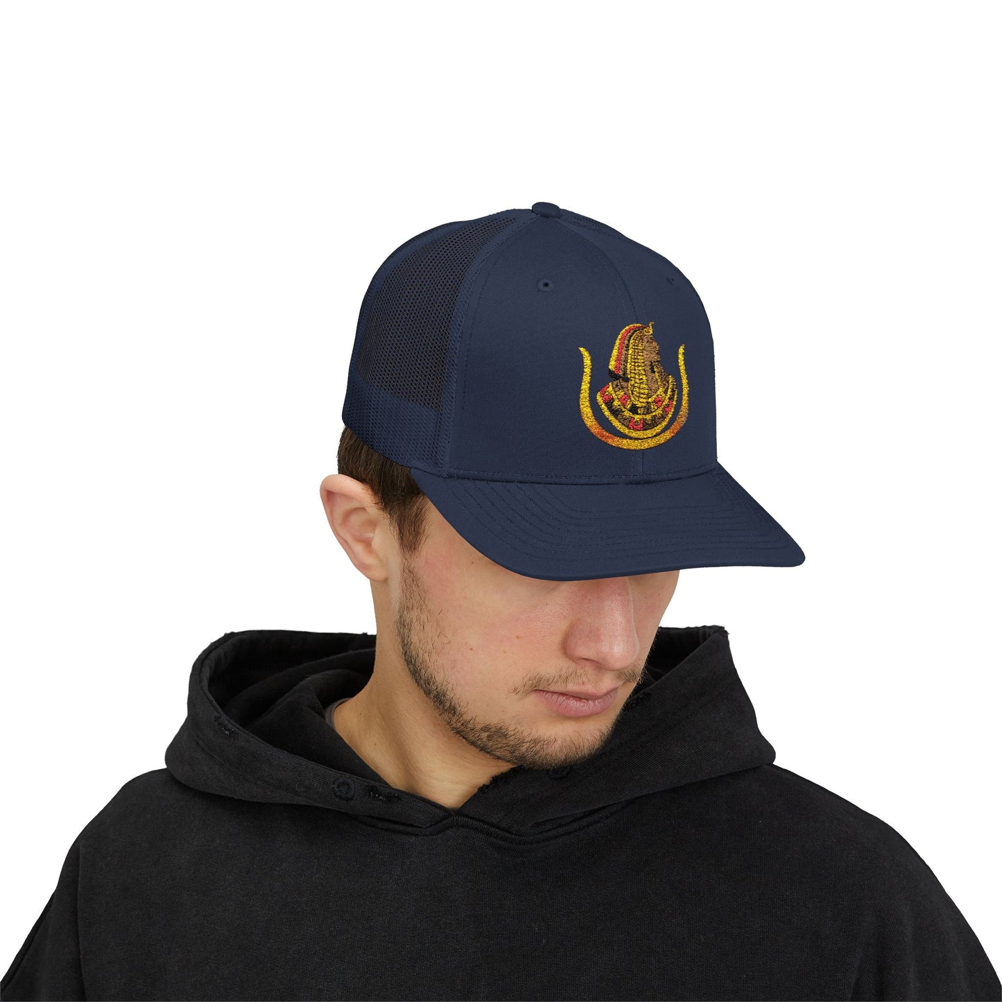 Egyptian Pharaoh Snapback Trucker Cap - Unique Stylish Hat for Festivals & Everyday Wear