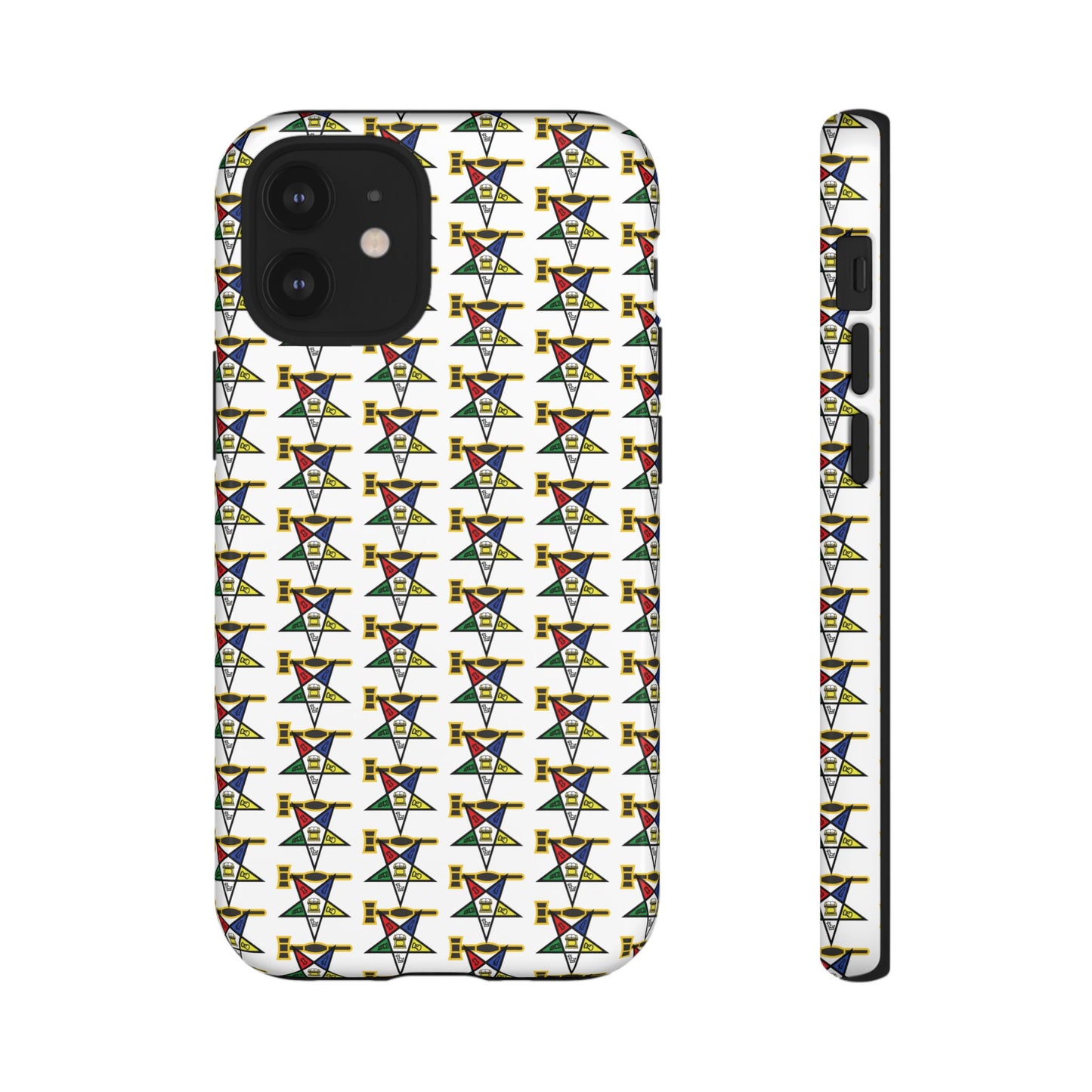 Tough Cases iPhone Case, Colorful Geometric Phone Cover, Unique Gift for Tech Lovers, Durable Phone Accessories, Trendy Phone Protector