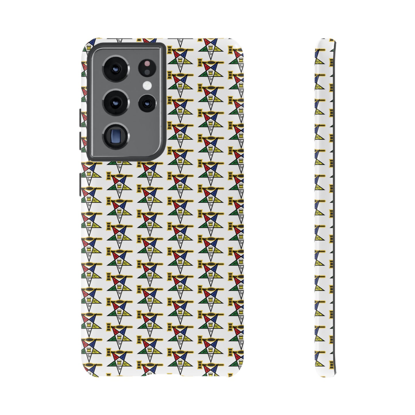 Tough Cases iPhone Case, Colorful Geometric Phone Cover, Unique Gift for Tech Lovers, Durable Phone Accessories, Trendy Phone Protector