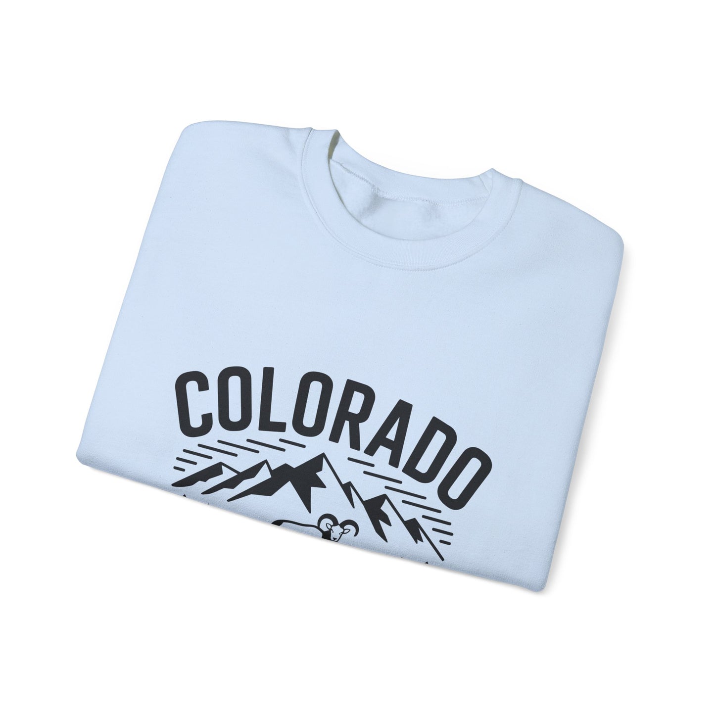 Colorado Adventure Crewneck Sweatshirt - Cozy State Pride Apparel for Outdoor Lovers, Gifts for Tourists & Nature Enthusiasts