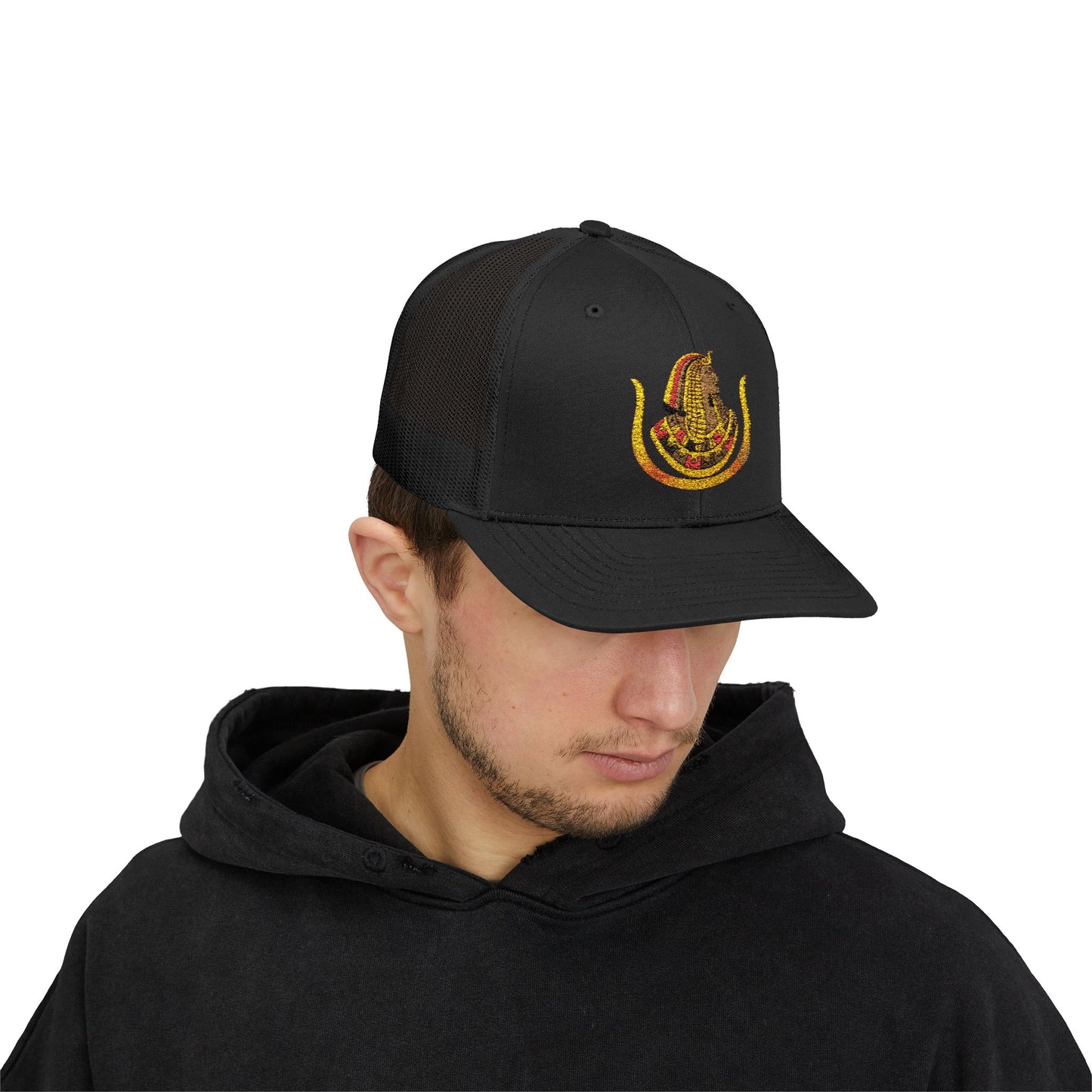 Egyptian Pharaoh Snapback Trucker Cap - Unique Stylish Hat for Festivals & Everyday Wear