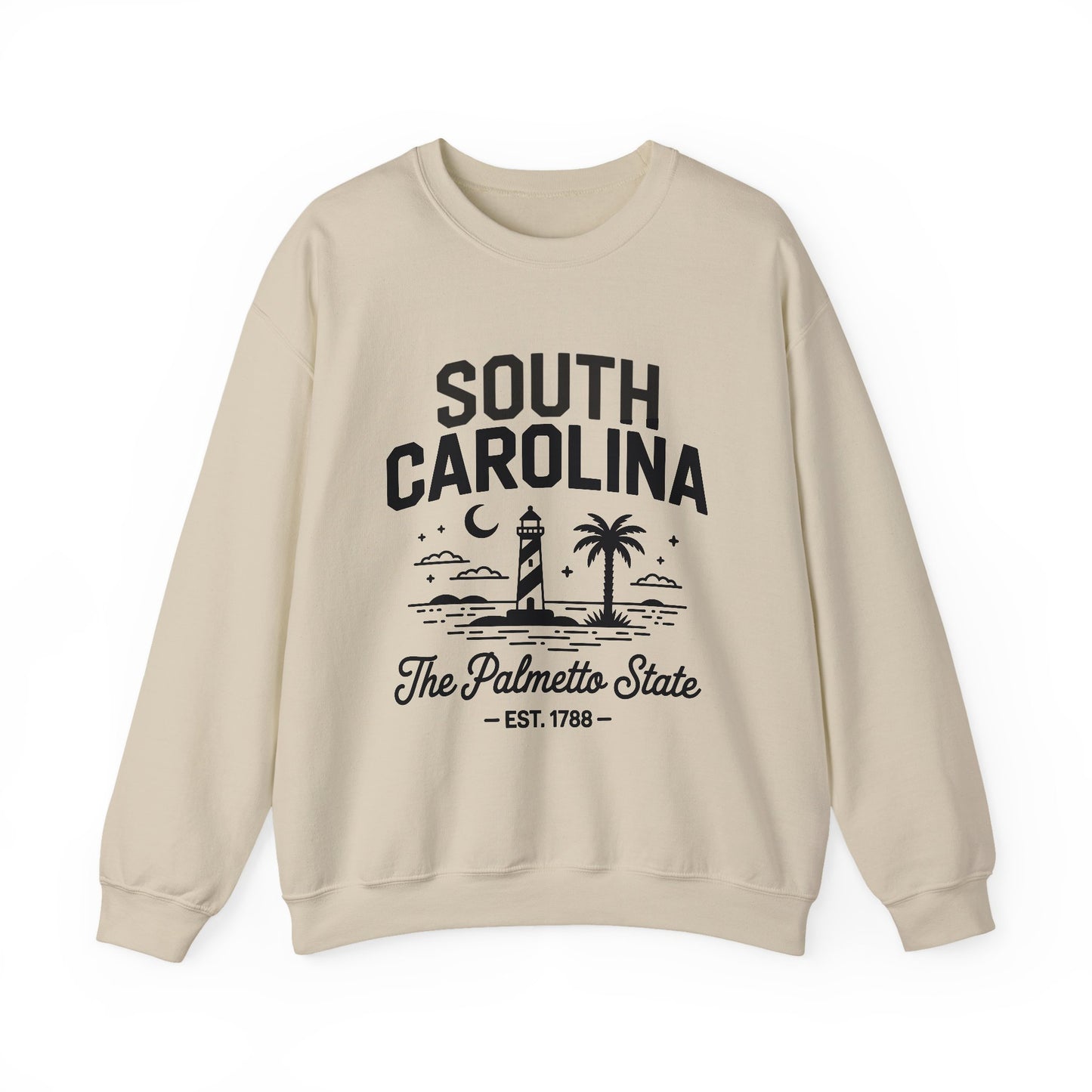 Cozy South Carolina Crewneck Sweatshirt | Unisex, Heavy Blend, Perfect for Spring & Fall, Casual Comfort, Travel, Beach Vibes