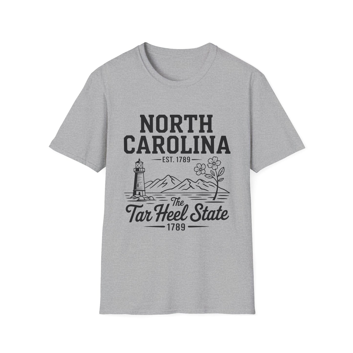 North Carolina State Pride Unisex T-Shirt, Great gift for locals, Souvenir Tee, Comfortable casual wear, Family reunion shirt, Travel [...]