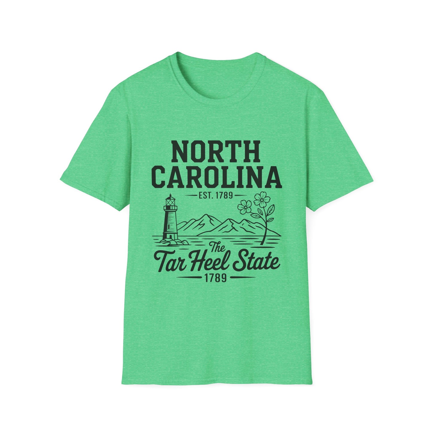 North Carolina State Pride Unisex T-Shirt, Great gift for locals, Souvenir Tee, Comfortable casual wear, Family reunion shirt, Travel [...]