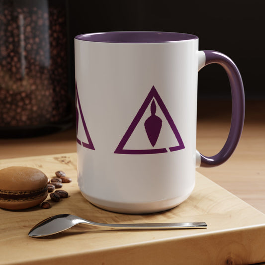 Artistic Accent Coffee Mug - Perfect for Artists, Studio Decor, Gift for Creatives, Coffee Lover's Mug, Artistic Homeware