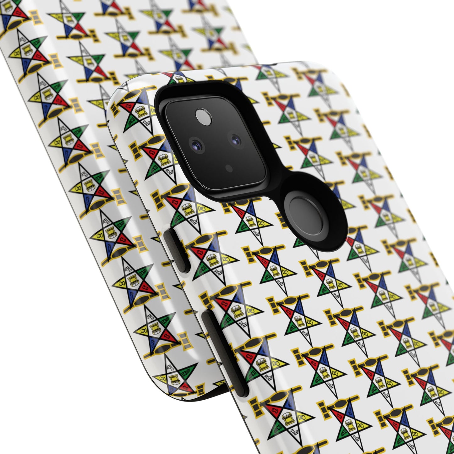 Tough Cases iPhone Case, Colorful Geometric Phone Cover, Unique Gift for Tech Lovers, Durable Phone Accessories, Trendy Phone Protector