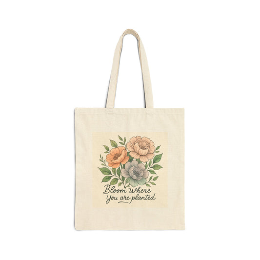 Cotton Canvas Tote Bag