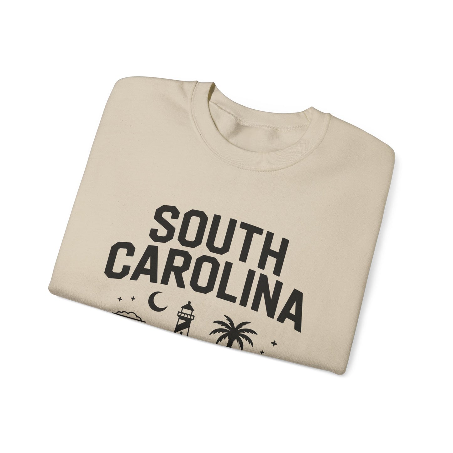 Cozy South Carolina Crewneck Sweatshirt | Unisex, Heavy Blend, Perfect for Spring & Fall, Casual Comfort, Travel, Beach Vibes