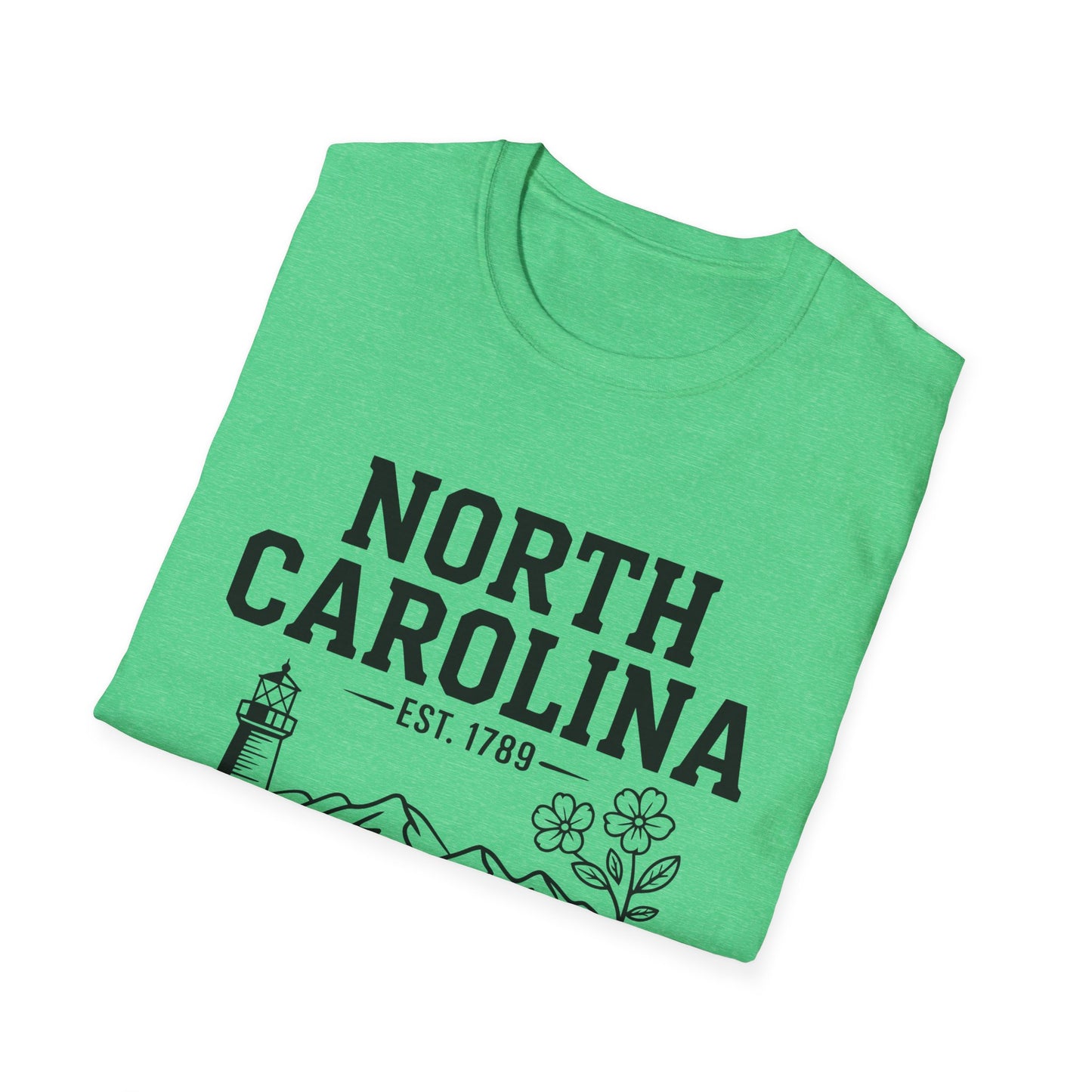 North Carolina State Pride Unisex T-Shirt, Great gift for locals, Souvenir Tee, Comfortable casual wear, Family reunion shirt, Travel [...]
