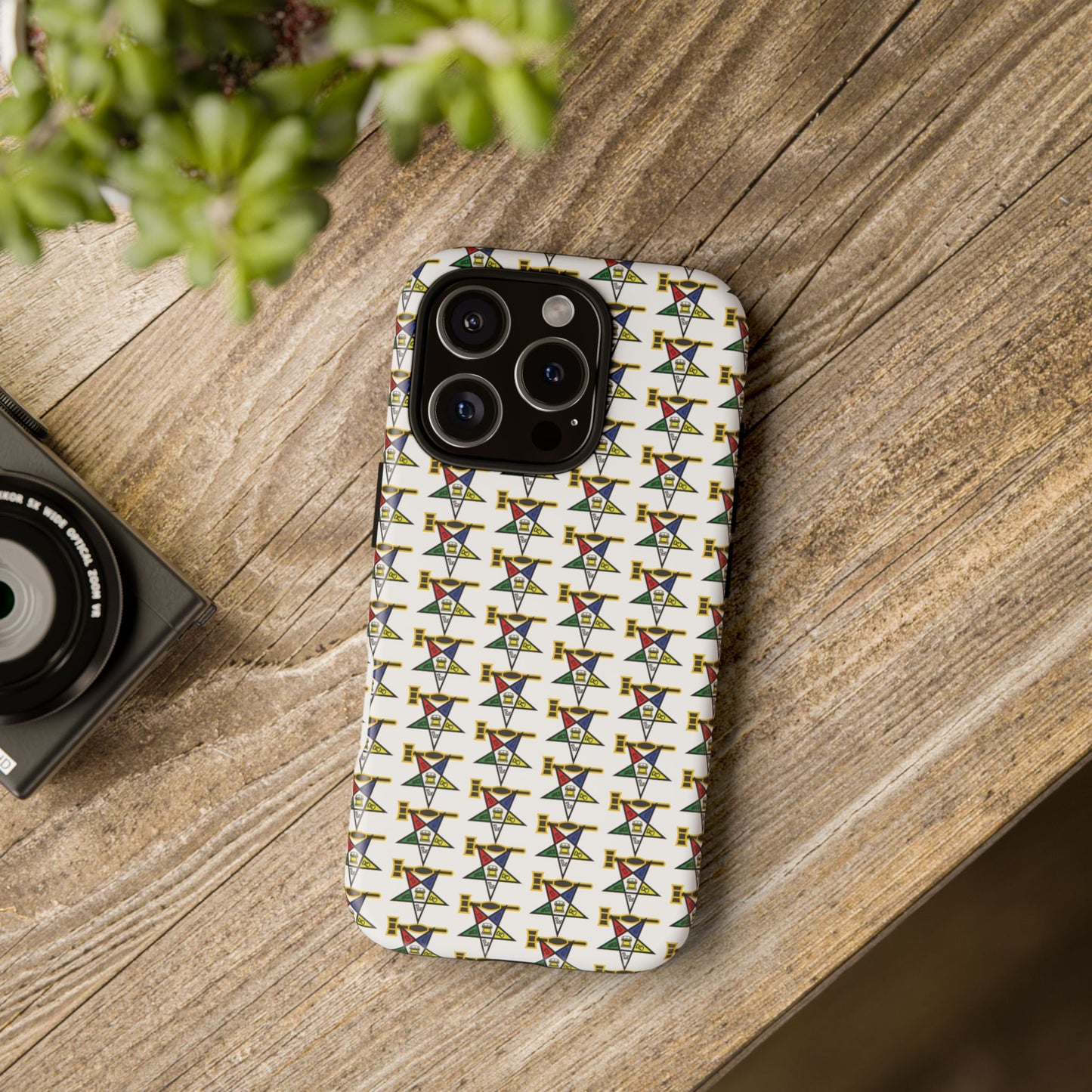 Tough Cases iPhone Case, Colorful Geometric Phone Cover, Unique Gift for Tech Lovers, Durable Phone Accessories, Trendy Phone Protector