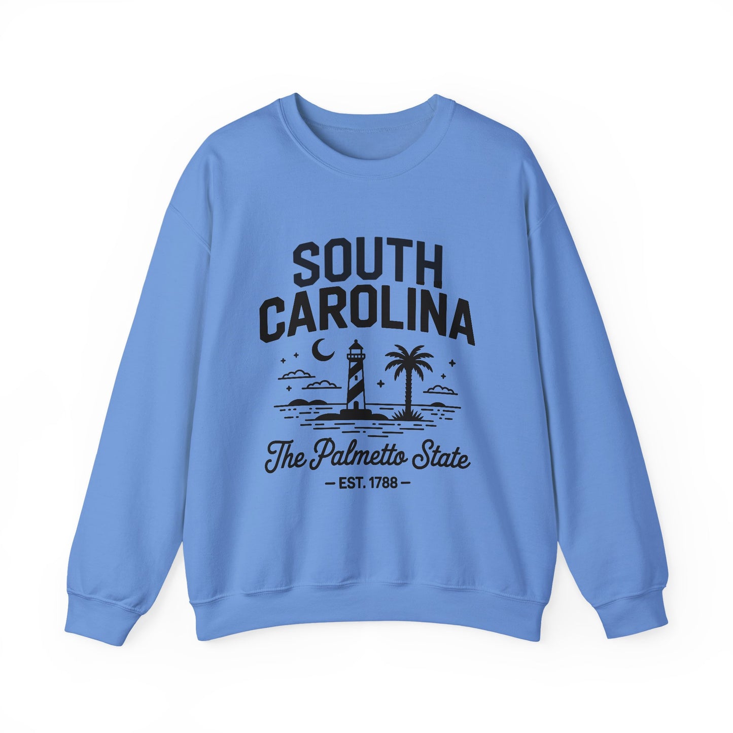 Cozy South Carolina Crewneck Sweatshirt | Unisex, Heavy Blend, Perfect for Spring & Fall, Casual Comfort, Travel, Beach Vibes