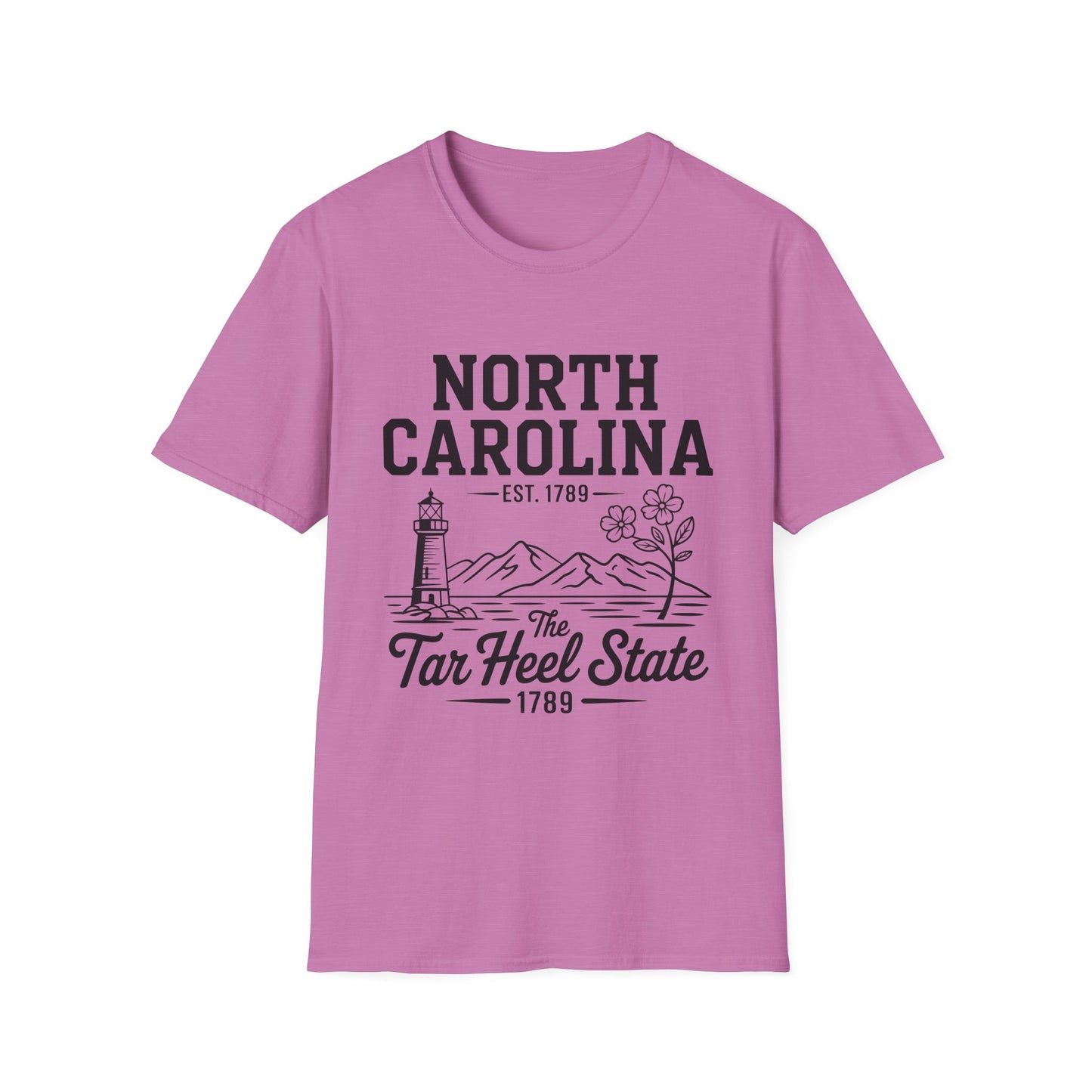 North Carolina State Pride Unisex T-Shirt, Great gift for locals, Souvenir Tee, Comfortable casual wear, Family reunion shirt, Travel [...]
