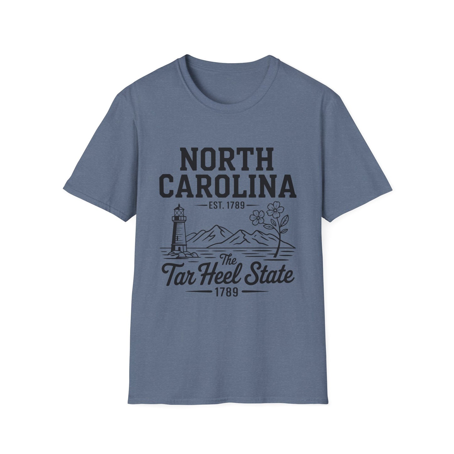 North Carolina State Pride Unisex T-Shirt, Great gift for locals, Souvenir Tee, Comfortable casual wear, Family reunion shirt, Travel [...]