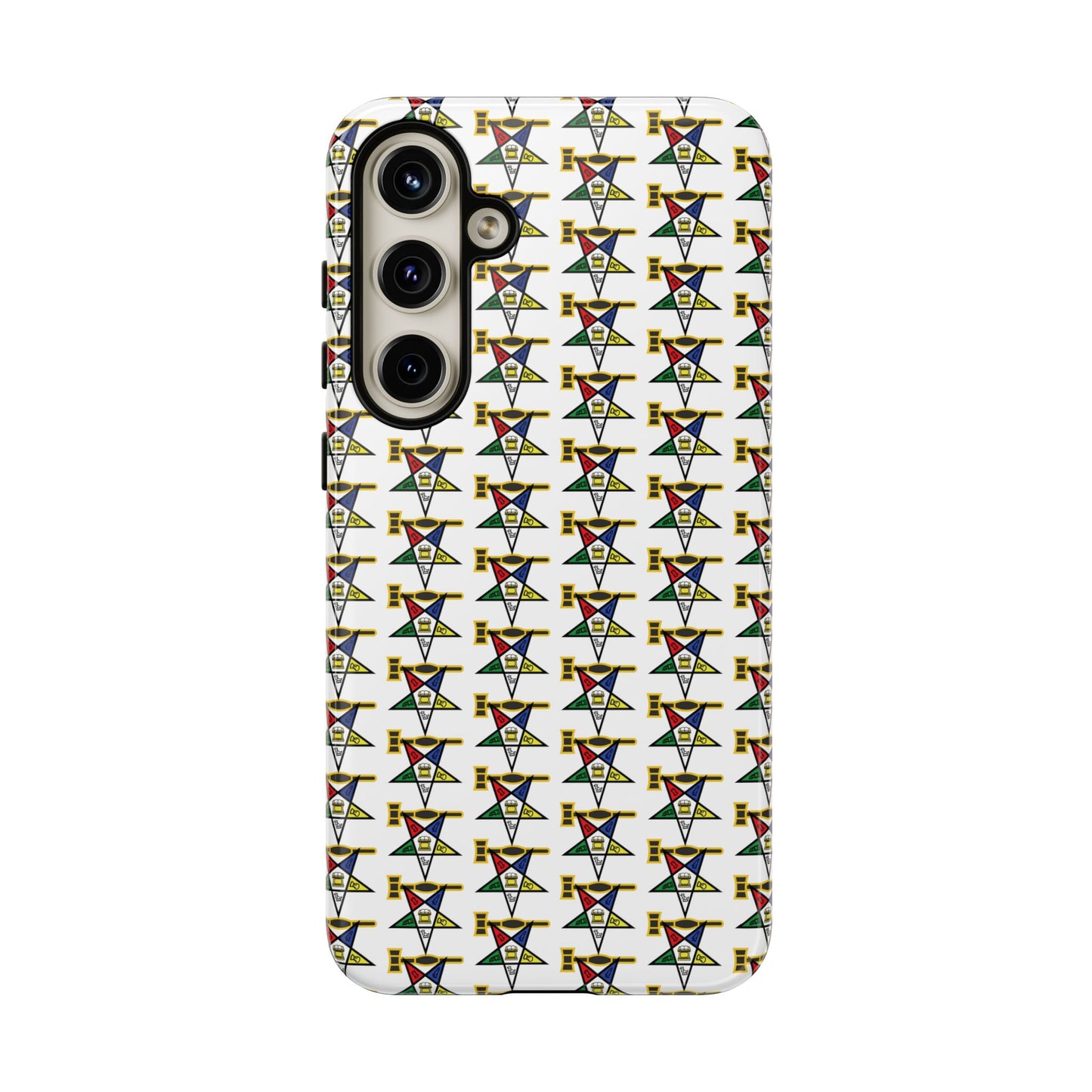 Tough Cases iPhone Case, Colorful Geometric Phone Cover, Unique Gift for Tech Lovers, Durable Phone Accessories, Trendy Phone Protector