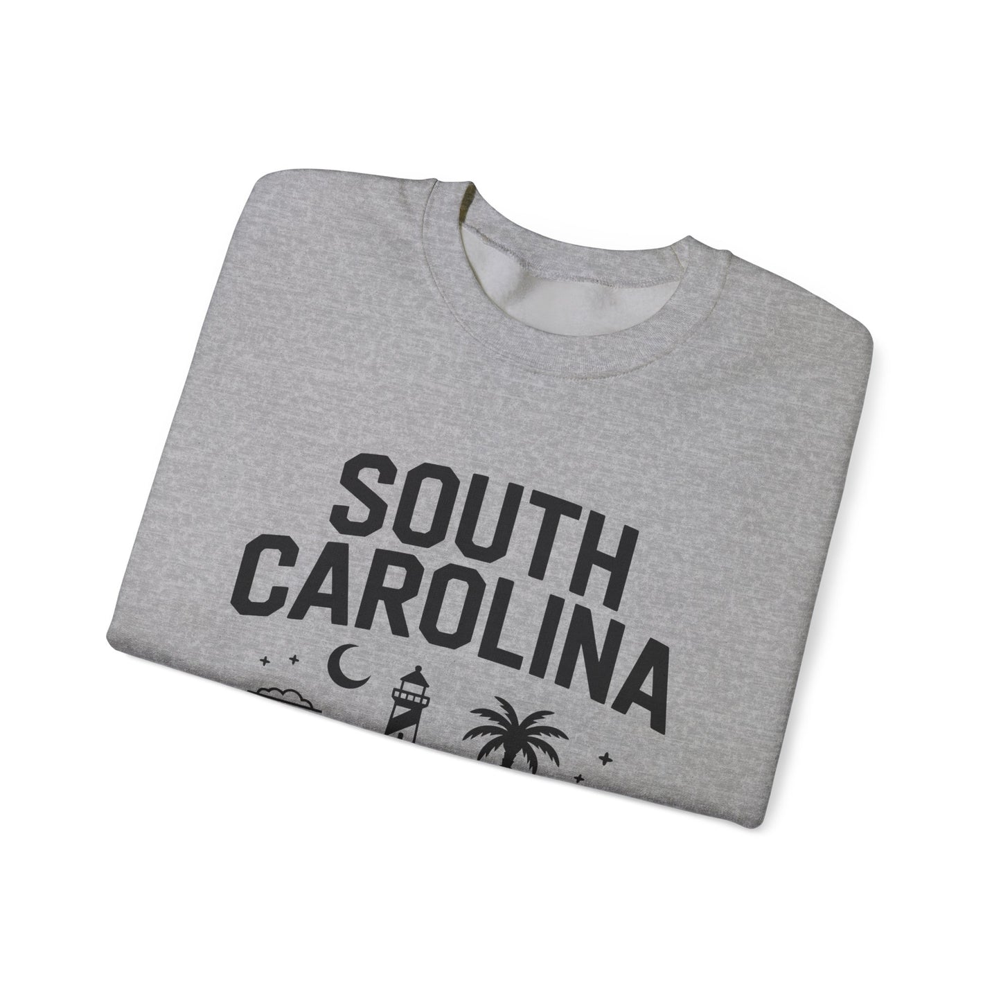 Cozy South Carolina Crewneck Sweatshirt | Unisex, Heavy Blend, Perfect for Spring & Fall, Casual Comfort, Travel, Beach Vibes