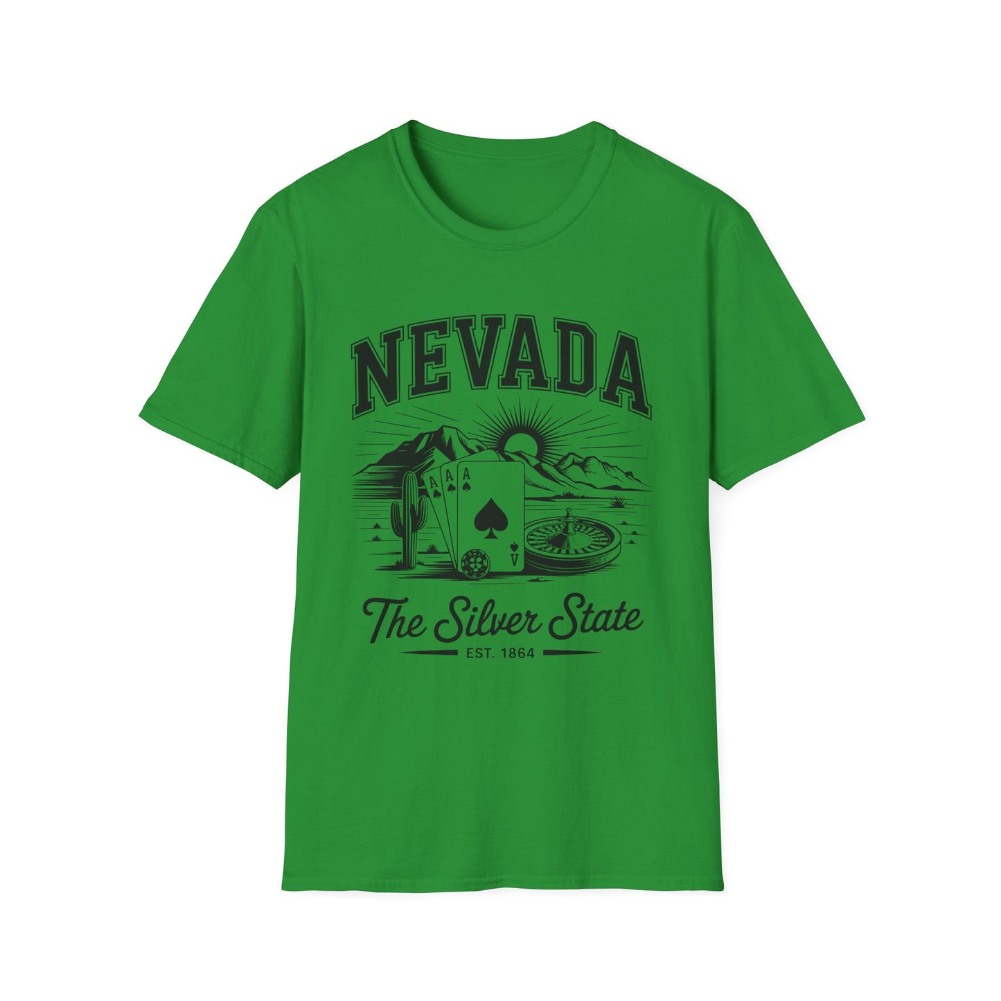 Nevada Vintage Graphic T-Shirt, Unisex Cool Tee, Casual Wear, Travel Souvenir, Gift for Nevada Lovers, Summer Style